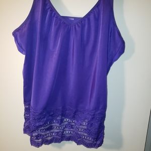 Ladies plus size chemise and panty set